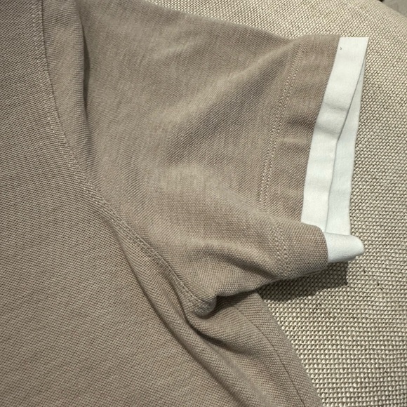 BRUNELLO CUCINELLI Layered Cotton-Jersey Slim Fit Polo Shirt fits like a 50 - Picture 9 of 11